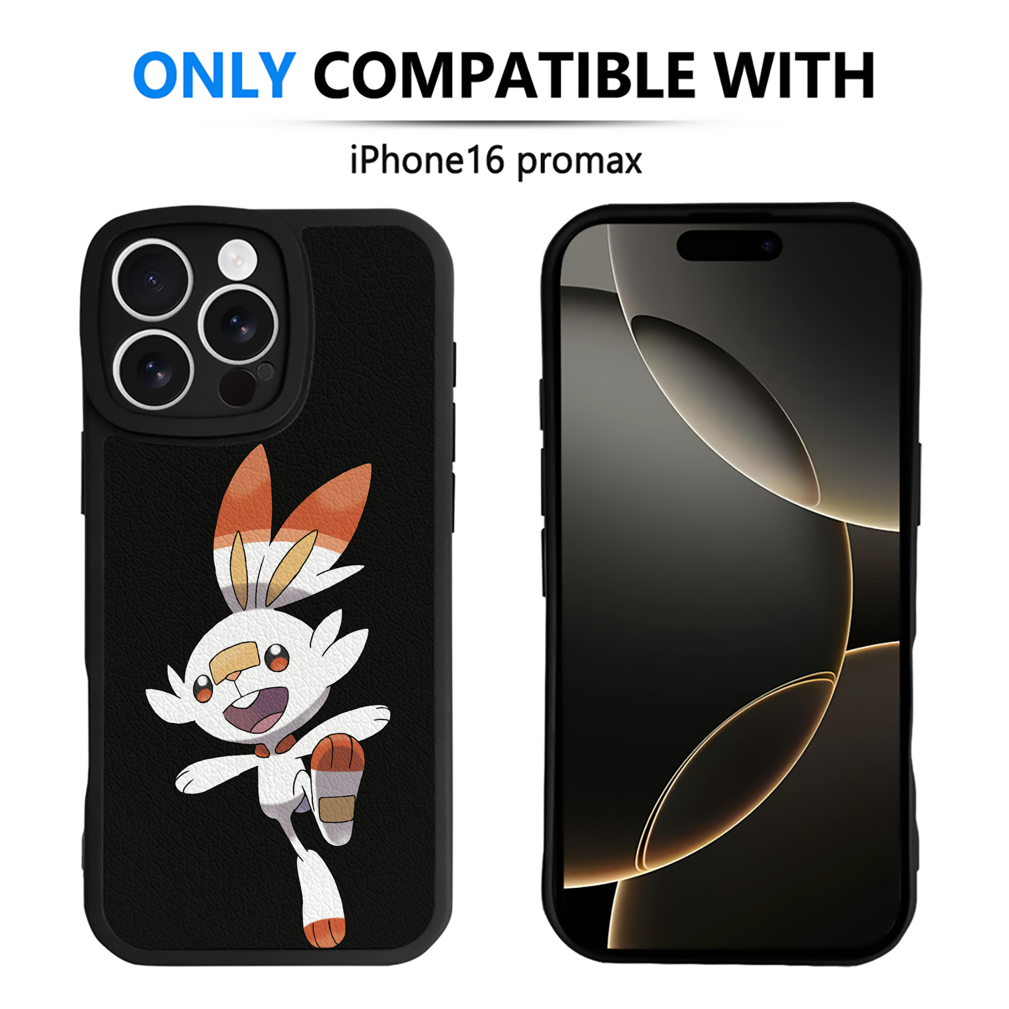 （画像用） ポケットモンスター Pokémon 【iPhone 16シリーズ対応】シリコンスマホケース（レザー調） 材質：シリコン